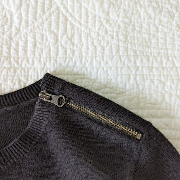 Halogen Bien Black Crewneck Long Sleeve Lightweight Sweater - Picture 7 of 10